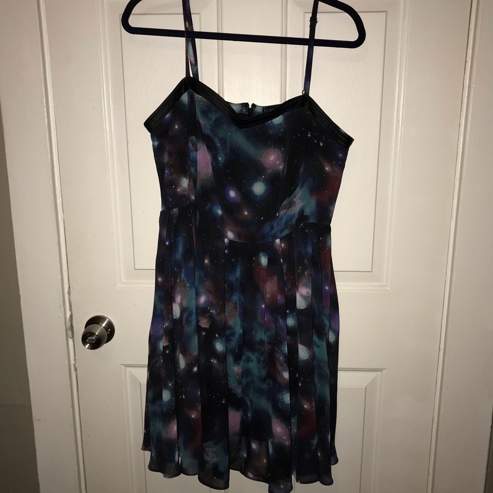 Galaxy print dress Forever 21 Plus